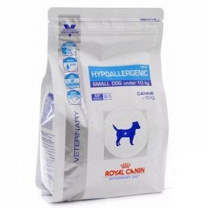 Royal Canin  HYPOALLERGENIC SMALL DOG CANINE (ГИПОАЛЛЕРДЖЕНИК СМОЛ ДОГ КАНИН)
диета для собак менее 10 кг с пищевой аллергией/непереносимостью