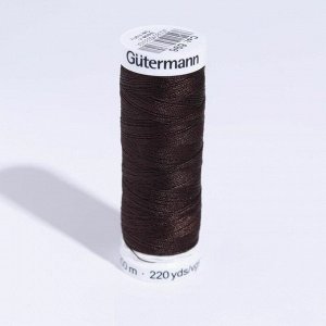 Нитки Sew-All, 200 м, цвет тёмный шоколад