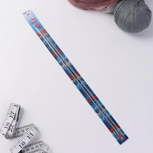 Спицы для вязания, прямые, d = 2,5 мм, 35 см, 2 шт