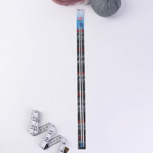 Спицы для вязания, прямые, d = 3 мм, 40 см, 2 шт
