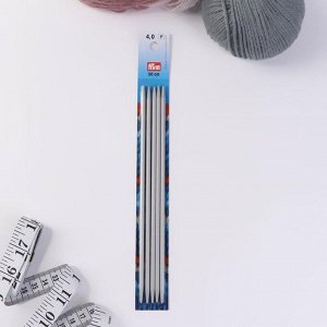 Спицы для вязания, чулочные, d = 4 мм, 20 см, 5 шт