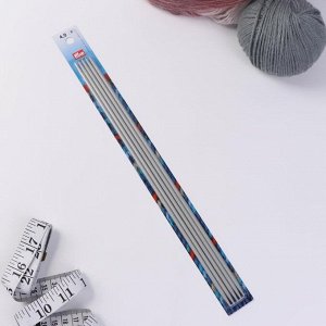Спицы для вязания, чулочные, d = 4 мм, 30 см, 5 шт
