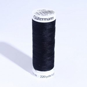 Нитки Sew-All, 200 м, цвет сине-чёрный