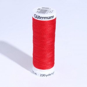 Нитки Sew-All, 200 м, цвет красный