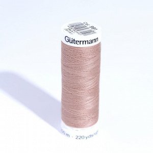 Нитки Sew-All, 200 м, цвет розово-бежевая пудра