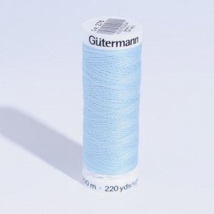 Нитки Sew-All, 200 м, цвет бледно-голубой