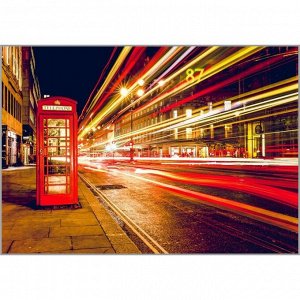 Алмазная мозаика «Ночной Лондон» 50?35 см, 37 цветов