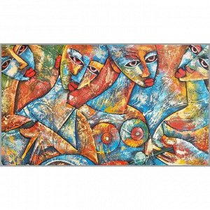 Алмазная мозаика «Девичник» 60*35 см, 38 цветов