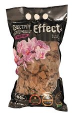 Cубстрат для орхидей с цеолитом Effect+ EcoLine линейка Эко                                                                                                галтованная кора класса люкс 19-28 мм