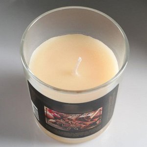 Свеча в гладком стакане ароматизированная "Корица"