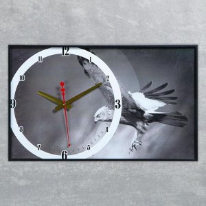 Часы-картина настенные "Орёл", 57 х 35 х 4 см
