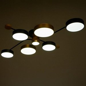 Светильник 35437/7 LED 149Вт 3000-6000К золото-черный 105х70х13,5 см