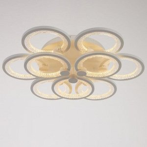 Люстра с ПДУ 71103/9WT LED 198Вт 3000-6000К диммер белый 59х59х10 см