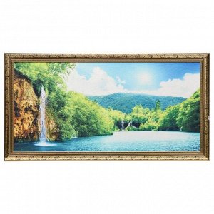 Гобеленовая картина "Красота водопада" 45*83 см