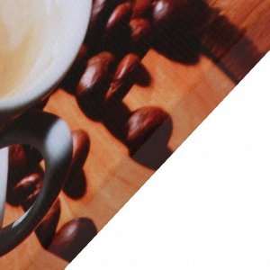 Модульная картина "Чашка кофе" (2-23х52; 2-24х70; 1-24х80) 120х80см