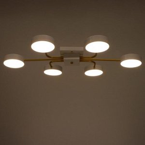 Светильник 35450/6 LED 144Вт 3000-6000К белый-золото 93х58х9,5 см