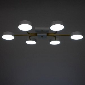 Светильник 35450/6 LED 144Вт 3000-6000К белый-золото 93х58х9,5 см