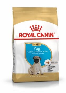 Royal Canin PUG PUPPY (МОПС ПАППИ) Питание для щенков собак породы мопс в возрасте от 2 до 10 месяцев"