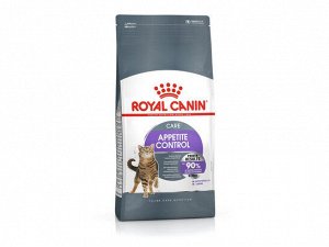 Royal Canin  APPETITE CONTROL CARE (АППЕТАЙТ КОНТРОЛ КЭА) Питание для кошек в возрасте от 1 года и старше. Контроль выпрашивания корма у кошек, предрасположенных к набору лишнего веса, в том числе пос