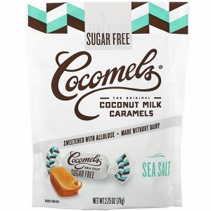 Cocomels, кокосовое молоко, карамель, морская соль, 2,75 унции (78 г)