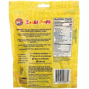 Zollipops, The Clean Teeth Pops, Ананас, 15 ZolliPops, 3,1 унции