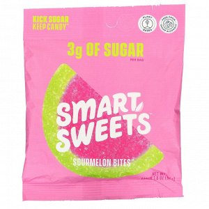 SmartSweets, Укусы кислой дыни, 1,8 унции (50 г)