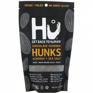 Hu, Chocolate Covered Hunks, Almonds + Sea Salt, 4 oz (113 g)