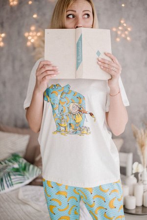 Пижама Ткань: Кулирка (100% хлопок)
Цвет: молочный
Год: 2021
Страна: Россия