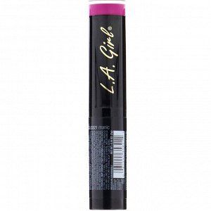 L.A. Girl, Матовая губная помада Matte Flat Velvet Lipstick, оттенок Manic, 3 г