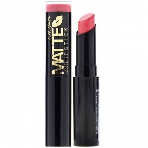 L.A. Girl, Матовая губная помада Matte Flat Velvet Lipstick, оттенок Hush, 3 г