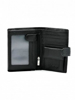 Мужское кожаное портмоне для документов и денег с RFID защитой