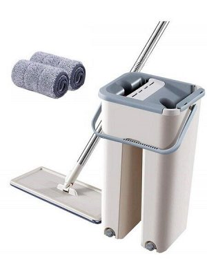 Набор для уборки Scratch Cleaning mop швабра и ведро с отжимом, Mini
