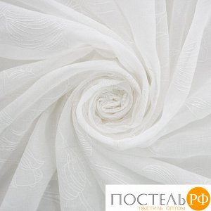 Штора Тюль с резиновым рисунком JYP002 цветы 300*260