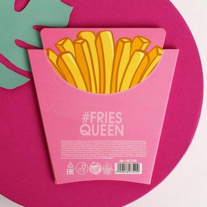 Палетка для макияжа Fries queen: румяна, хайлайтер и тени для век, 4 оттенка