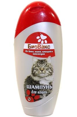 Шампунь Биовакс для кошек от блох 250мл