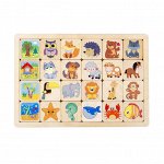 Игра развивающая деревянная &quot;Кто где живет&quot;