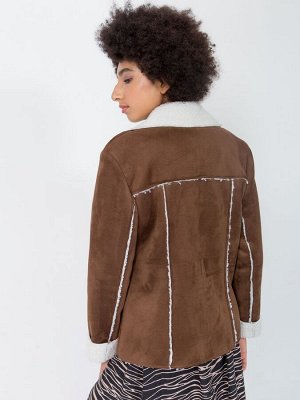 Куртка-дублёнка из искусственного меха, Куртка 201506-4446
