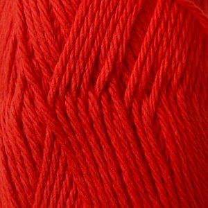 Пряжа "Baby cotton" 100% египетский хлопок 105м/50гр (956 красный)