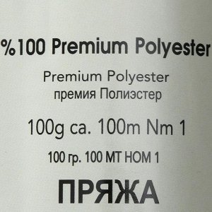 Пряжа "Baby Soft" 100% полиэстер 100м/100гр (1280 св.бирюза)