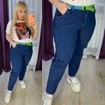48+: Джинсы, брюки и лосины