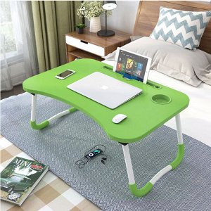Универсальный складной столик для завтрака с подставкой и ножками Bed Desk With Holder Small