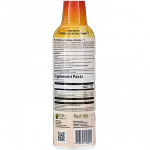 Aurora Nutrascience, Mega-Liposomal Vitamin C, органический фруктовый вкус, 3000 мг, 480 мл (16 жидк. унций)