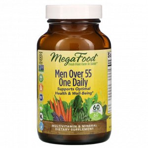 MegaFood, мультивитамины для мужчин старше 55 лет, 60 таблеток