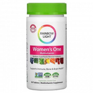 Rainbow Light, Women&#039;s One, мультивитамины для женщин, 90 таблеток