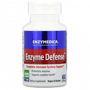 Enzymedica, Enzyme Defense, 60 капсул