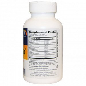 Enzymedica, Digest Basic, состав с основными ферментами, 90 капсул