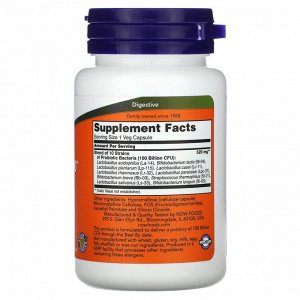 Now Foods, Probiotic-10, восстановление, 100 млрд., 30 вегетарианских капсул