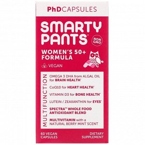 SmartyPants,Формула для женщин старше 50 лет, 60 веганских капсул