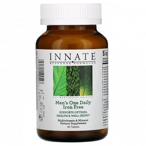 Innate Response Formulas, Men's One Daily, без железа, 60 таблеток