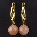 Серьги из Лунного камня (Индия)